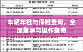 车辆年检与保险查询,全面指导与实操手册-图1 车辆年检与保险查询,全面指导与实操手册-图1