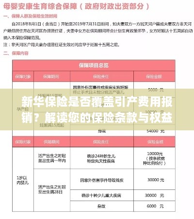 新华保险是否覆盖引产费用报销?解读保险条款与引产权益保障-图1 新华保险是否覆盖引产费用报销?解读保险条款与引产权益保障-图1