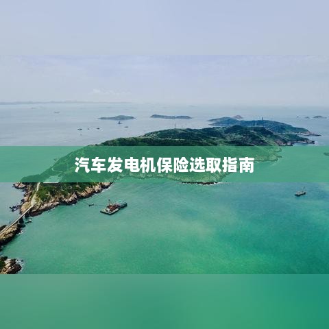 汽车发电机保险选购指南-图1 汽车发电机保险选购指南-图1