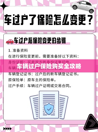 车辆过户保险购买指南,全攻略概览-图1 车辆过户保险购买指南,全攻略概览-图1