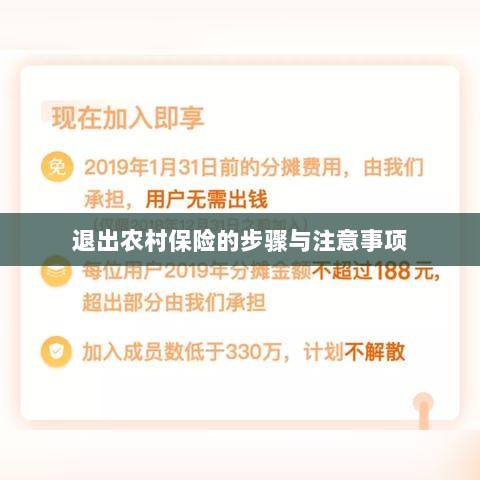 退出农村保险的步骤及注意事项详解-图1 退出农村保险的步骤及注意事项详解-图1