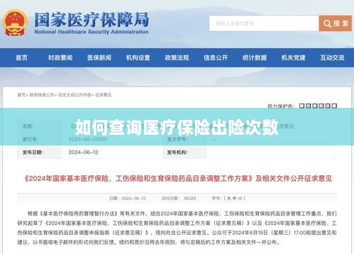 医疗保险出险次数查询攻略-图1 医疗保险出险次数查询攻略-图1