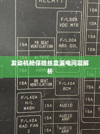 发动机舱保险丝盒漏电问题深度解析-图1 发动机舱保险丝盒漏电问题深度解析-图1