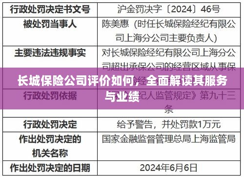 长城保险公司评价全面解析,服务质量与业绩表现深度探讨-图1 长城保险公司评价全面解析,服务质量与业绩表现深度探讨-图1