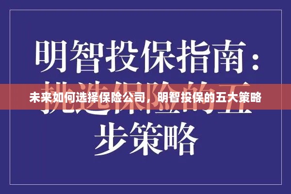 未来如何选择保险公司，五大明智投保策略指南-图1