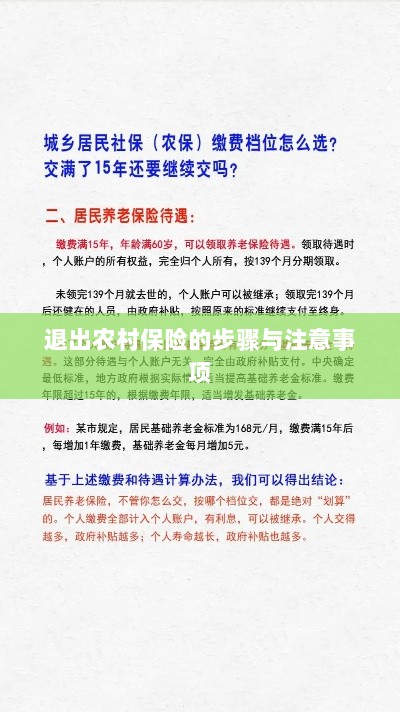 退出农村保险的步骤及注意事项详解-图1