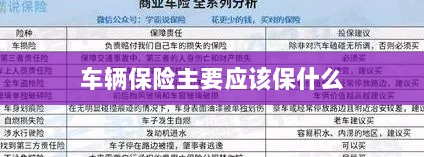 车辆保险主要保障内容概览-图1 车辆保险主要保障内容概览-图1