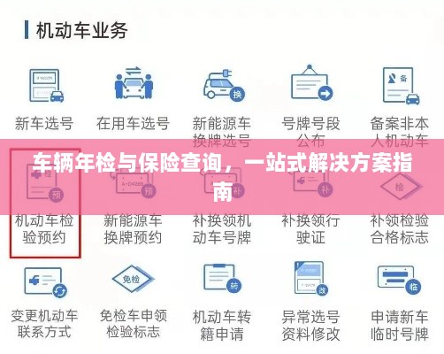 车辆年检与保险查询，一站式解决方案详解-图1