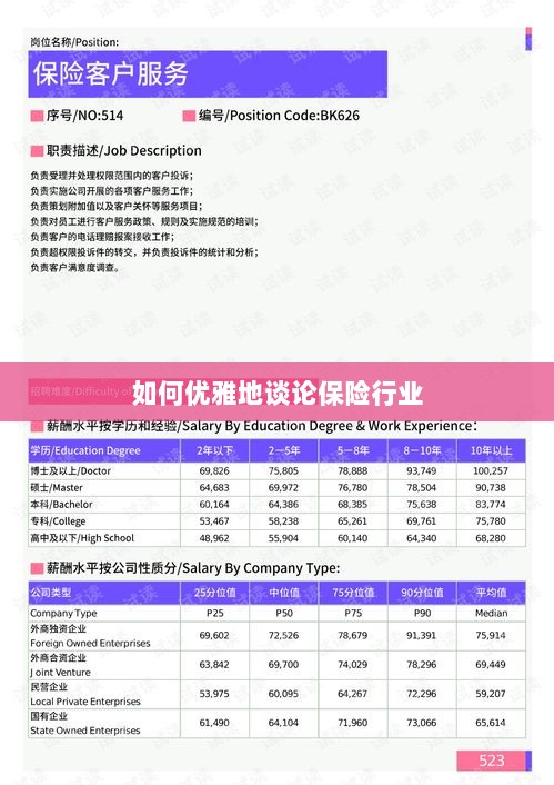如何优雅地探讨保险行业之道-图1 如何优雅地探讨保险行业之道-图1