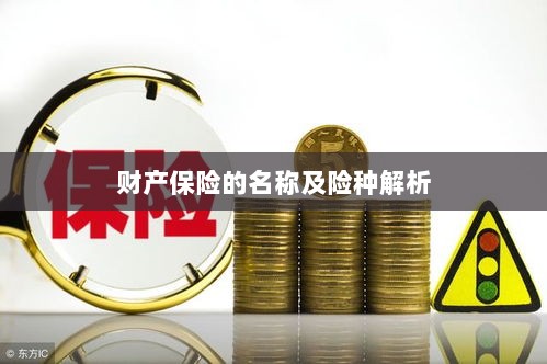 财产保险名称及险种深度解析-图1