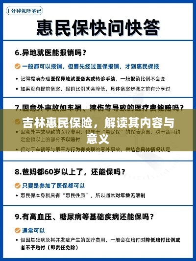 吉林惠民保险，内容解读与意义探究-图1