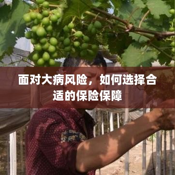 面对大病风险,如何选择适合的保险保障策略-图1 面对大病风险,如何选择适合的保险保障策略-图1