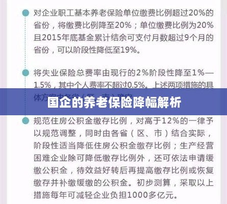 国企养老保险降幅深度解析-图1