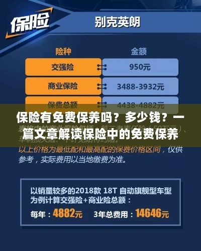 解读保险中的免费保养，真相、费用一网打尽！-图1