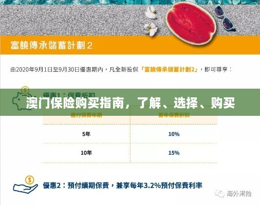 澳门保险购买全攻略,了解、选择与购买指南-图1 澳门保险购买全攻略,了解、选择与购买指南-图1