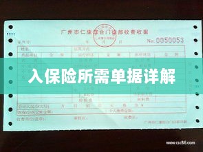 入保险必备单据解析-图1