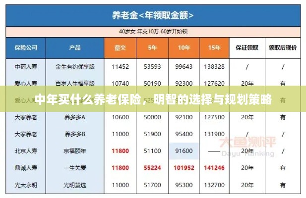中年明智之选,养老保险的规划与策略-图1 中年明智之选,养老保险的规划与策略-图1