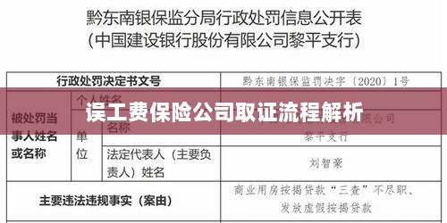 保险公司误工费取证流程详解-图1 保险公司误工费取证流程详解-图1