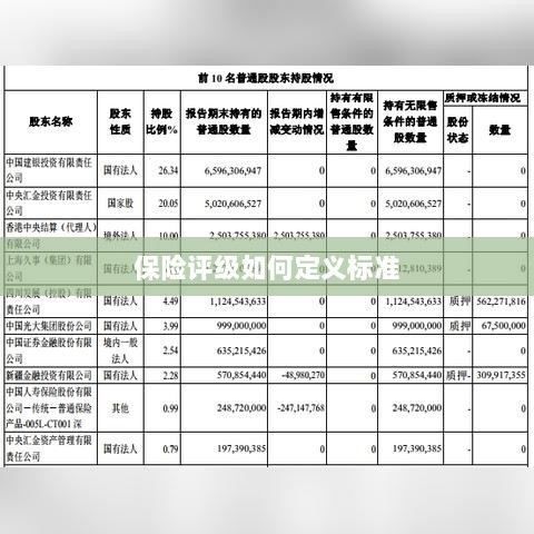 保险评级标准定义解析-图1 保险评级标准定义解析-图1