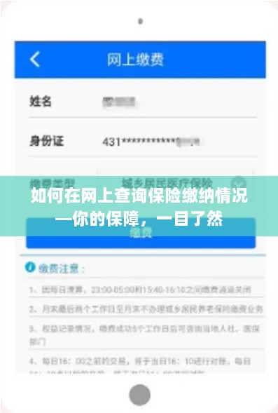 网上查询保险缴纳情况，保障一目了然-图1