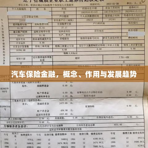 汽车保险金融,概念、功能及未来发展趋势-图1 汽车保险金融,概念、功能及未来发展趋势-图1