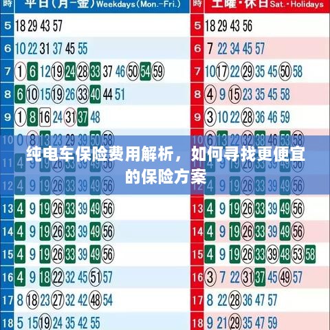 纯电车保险费用解析，如何获取更经济的保险方案？-图1