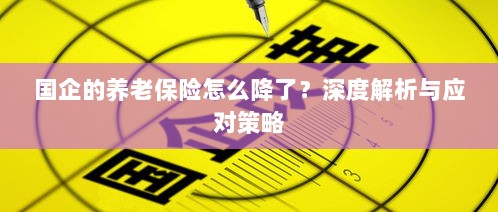 深度解析国企养老保险降低原因及应对策略-图1 深度解析国企养老保险降低原因及应对策略-图1