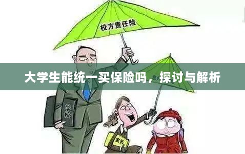 大学生统一保险购买，探讨与解析-图1