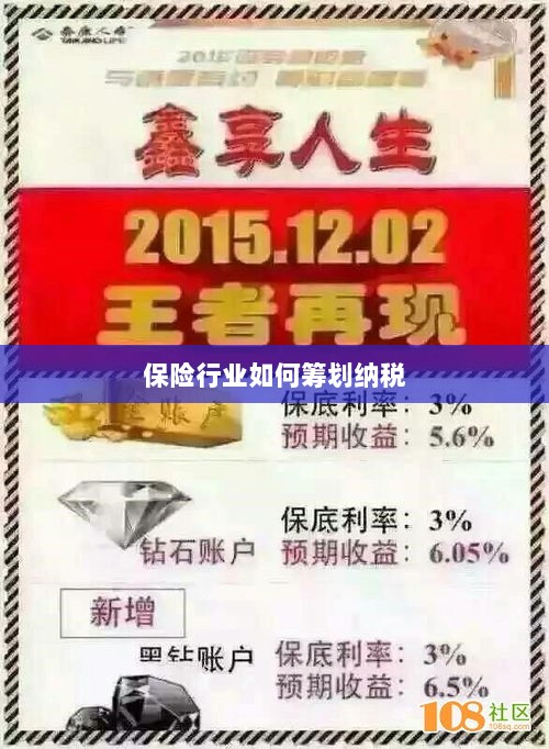 保险行业的纳税筹划策略与方案解析-图1 保险行业的纳税筹划策略与方案解析-图1