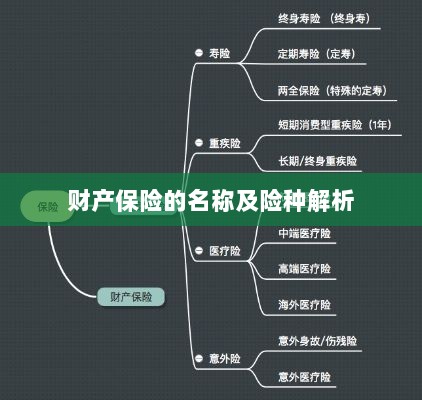财产保险名称及险种深度解析-图1 财产保险名称及险种深度解析-图1