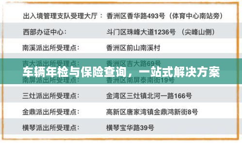 车辆年检与保险查询,一站式解决方案解析-图1 车辆年检与保险查询,一站式解决方案解析-图1