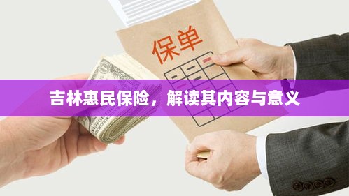 吉林惠民保险,内容解读与意义探究-图1 吉林惠民保险,内容解读与意义探究-图1
