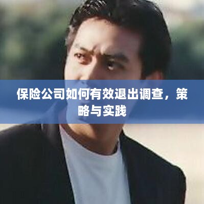 保险公司有效退出调查的策略与实践探讨-图1