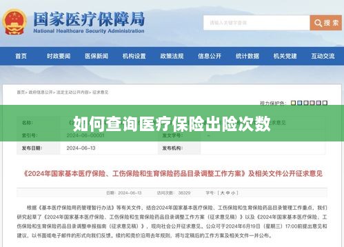 医疗保险出险次数查询攻略-图1 医疗保险出险次数查询攻略-图1