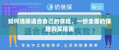 全面保险购买指南,如何挑选适合自己的保险-图1 全面保险购买指南,如何挑选适合自己的保险-图1