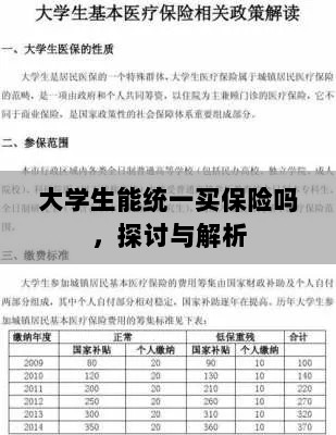 大学生统一保险购买,探讨与解析-图1 大学生统一保险购买,探讨与解析-图1