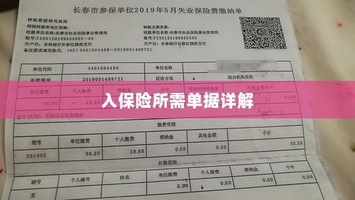 入保险必备单据解析-图1 入保险必备单据解析-图1