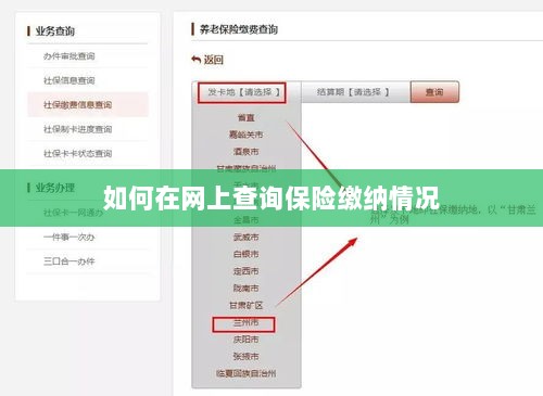 网上查询保险缴纳情况攻略-图1 网上查询保险缴纳情况攻略-图1