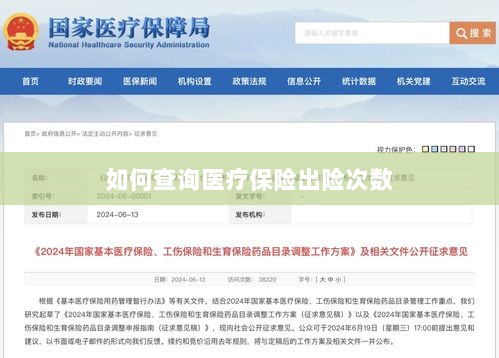 医疗保险出险次数查询攻略-图1 医疗保险出险次数查询攻略-图1