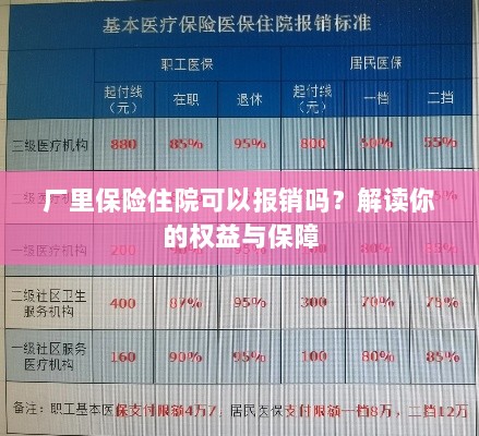 厂里保险住院报销详解,权益与保障解读-图1 厂里保险住院报销详解,权益与保障解读-图1