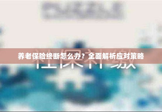 养老保险中断怎么办？全面指南助你应对困境-图1