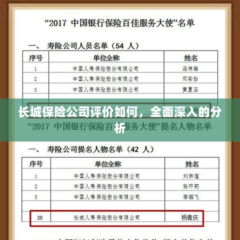 长城保险公司评价深度解析，全方位视角探究其表现与优势-图1