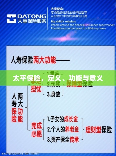 太平保险，定义、功能及其重要意义-图1