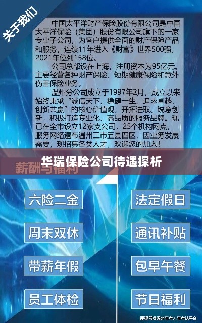 华瑞保险公司员工待遇深度解析-图1
