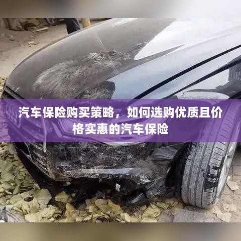 汽车保险购买策略，如何挑选优质且价格实惠的汽车保险方案？-图1