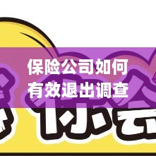 保险公司调查退出策略与操作指南，有效方法与步骤-图1