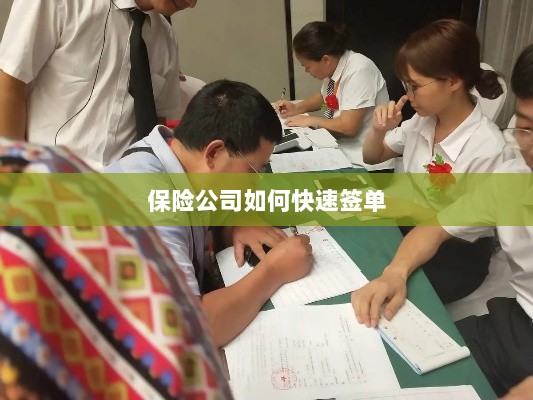 保险公司签单提速策略揭秘-图1 保险公司签单提速策略揭秘-图1