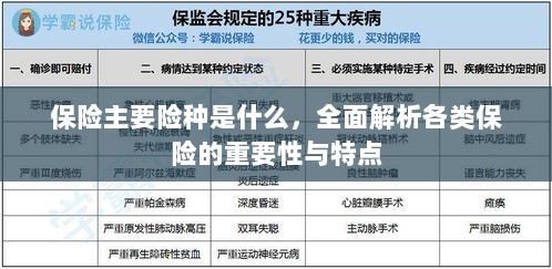 全面解析保险主要险种,种类、重要性及特点概览-图1 全面解析保险主要险种,种类、重要性及特点概览-图1