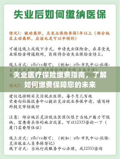 失业医疗保险缴费指南,如何缴费保障未来生活安全?-图1 失业医疗保险缴费指南,如何缴费保障未来生活安全?-图1