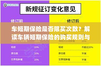 车辆短期保险的购买次数限制及策略解读-图1 车辆短期保险的购买次数限制及策略解读-图1